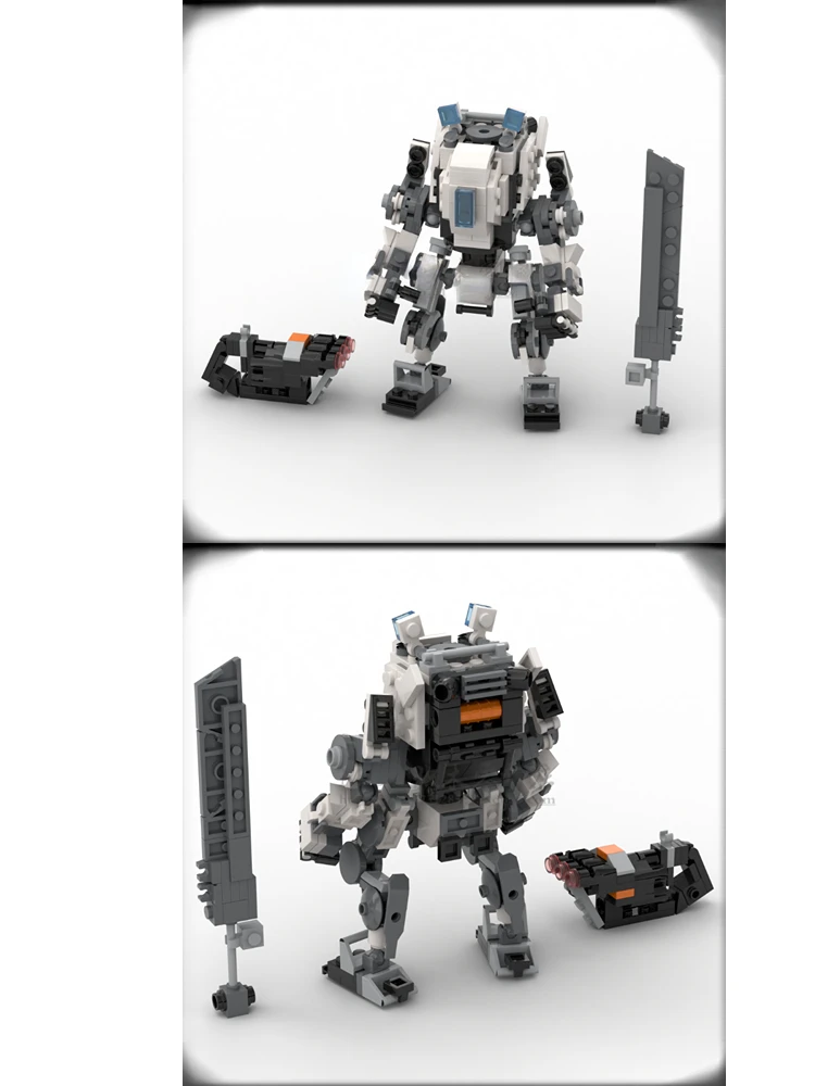 MOC High-Tech Titanfall 2 Kane's Scorch Titan Building Blocks Set Machine  Mecha Robot Bricks Model