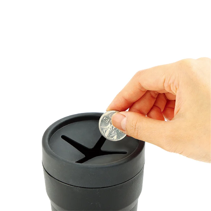 Mini Small Black Car Garbage Can Coin Storage Cup Container Round Styling Universal Size Paper Basket Vehicle Plastic Trash Bin