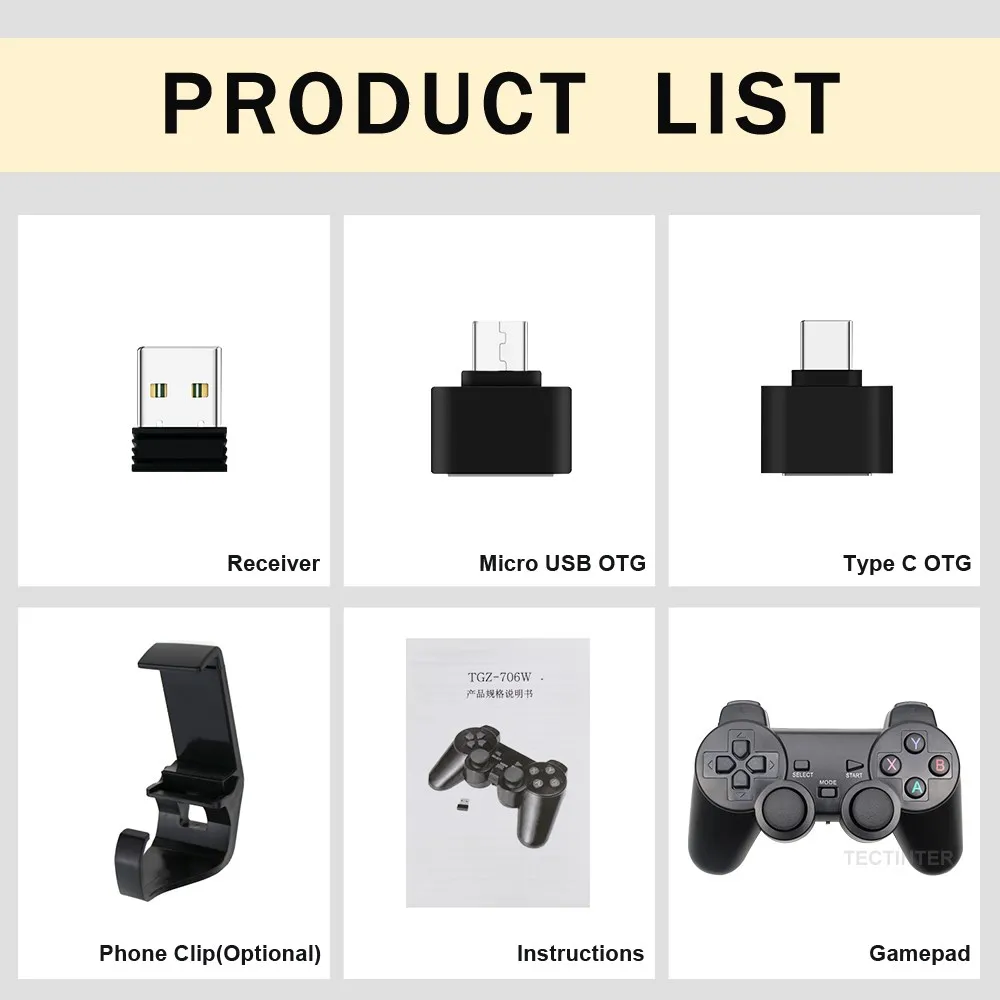 2.4G Wireless Gamepad USB Controller for PS3 Game Joypad Joysitck For Android Phone & TV & Windows Vista/7/8/10 Game Controller