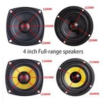 KYYSLB 4 Inch Full Range Speaker Unit 30-80W Home Theater Systems Amplifier LoudSpeaker Car Audio Drive Speakers Unit - Image 5