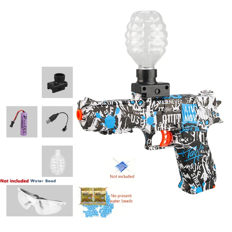 3.7 فولت الكهربائية هلام الكرة مسدس لعبة الصيف في الهواء الطلق التفاعل بين الوالدين والطفل خيارات الجلد متعددة المتاحة
