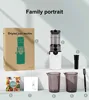 200W Electric Slow Juicer Automatic Large Caliber Original Juicer Orange Celery Juicer Residue Juice Separation Fruit Juicer 2L 6