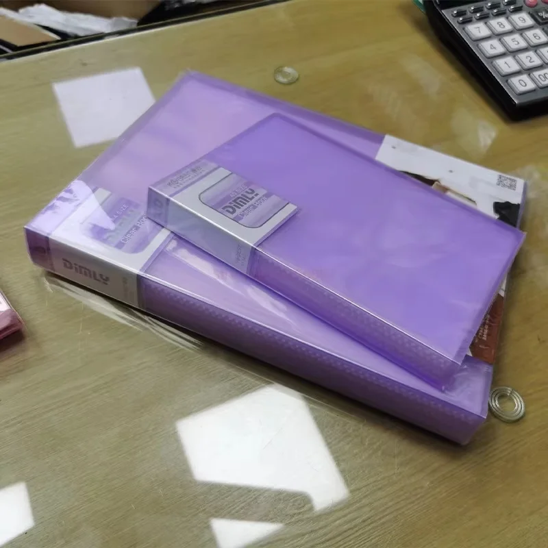 File Folder A5 Multilayer Insert Data Book 40-100 Pages Transparent Loose-leaf Office Supply