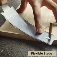 Small Pull Hand Saw Double Edge Blade Cutting Handsaw Wood PVC Pipe Flexible Garden Japanese Saw Tool for DIY Woodworking 2