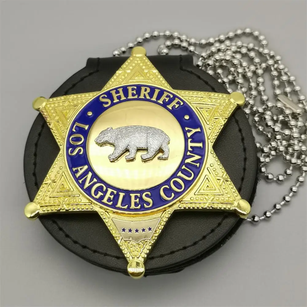 

U.S.Los Angeles County Bear seal LAPD Metal Badge Exquisite gift