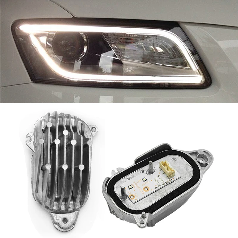 車のバンパー用のヘッドライトモジュール,DRL,2ピース/セット