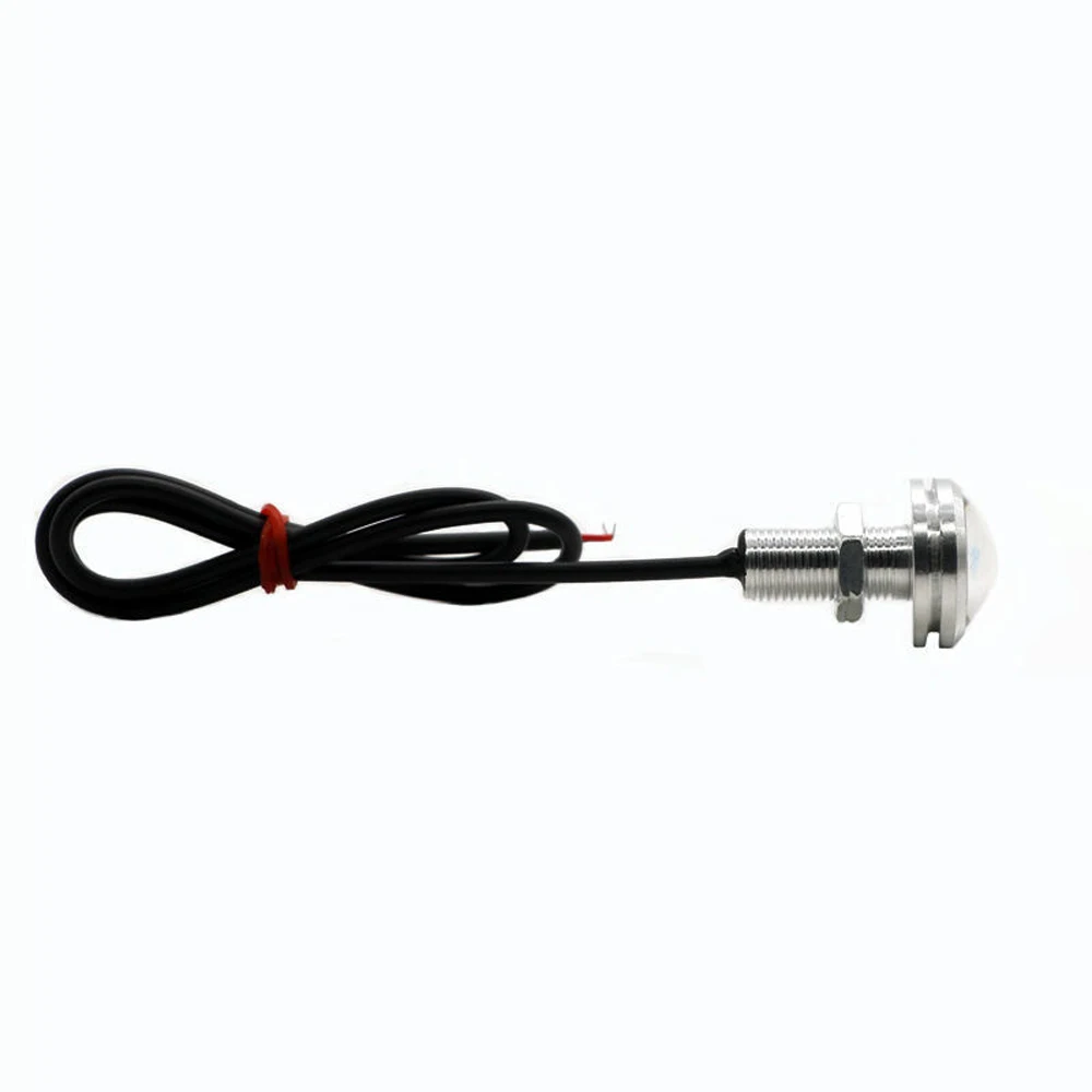 10개 DC12V 18mm 이글 아이 DRL LED 광원 주간 주행등 작업등 방수 안개 주차등 램프