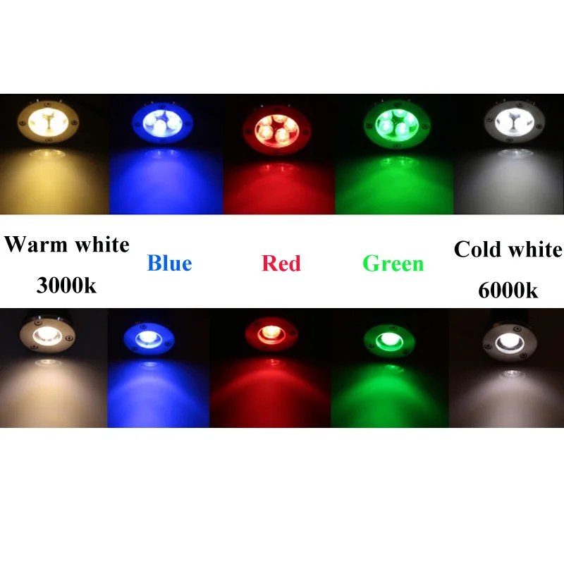 IP68 DC12V AC220V 110V 3W 5W 10W Waterproof LED Underground Light Outdoor Ground Garden Path Floor Buried Yard Spot Landscape garden decoration lamps