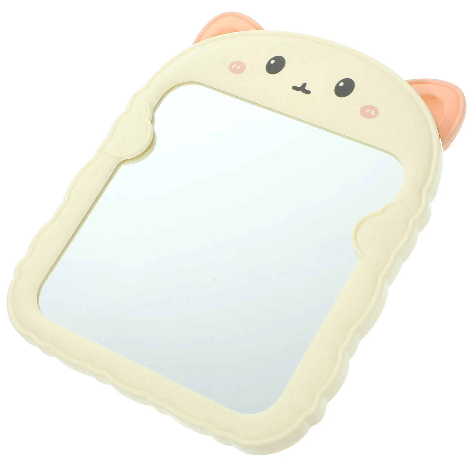 

Cute Desk Mirror Cartoon Cat Mirror Vanity Makeup Mirror Small Standing Mirror Folding Tabletop Mirror