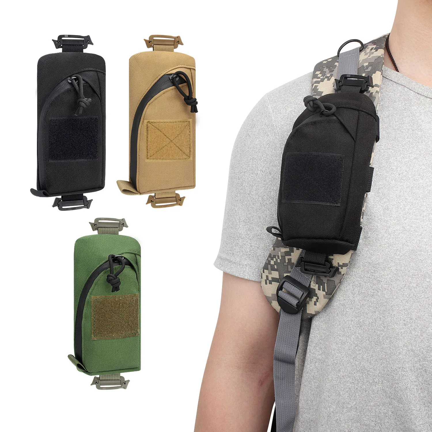 Тактическая Сумка WESSLECO с системой «Молле», военная уличная сумка для чрезвычайных ситуаций, инструментов для повседневного использования, сумка для телефона, спортивная сумка через плечо