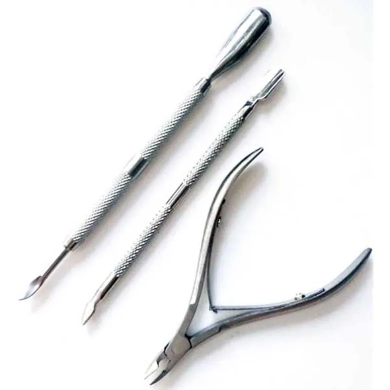 3Pcs/Set Toenail Clipper Nail Art Tools Nipper Callus Shavers Health Chiropody Ingrown Podiatry Podiatrist Stainless Steel