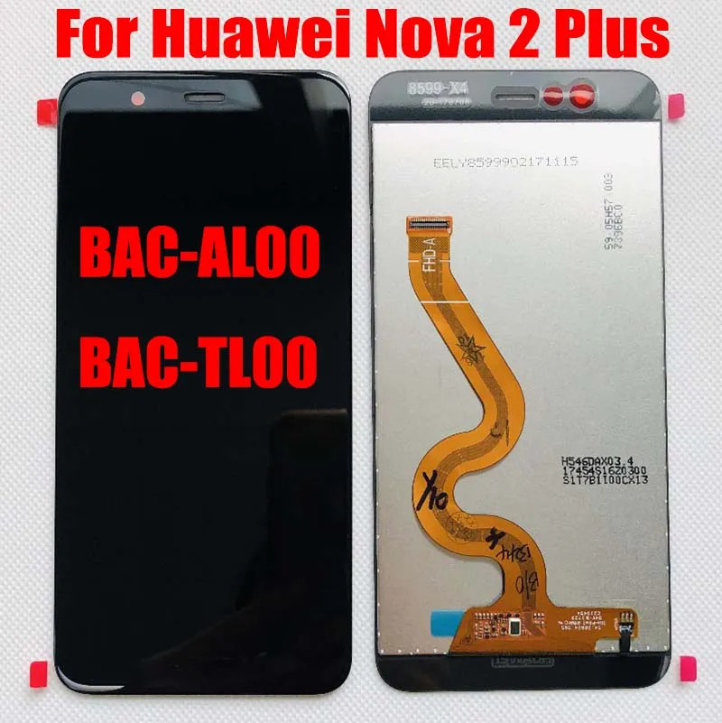 

For Huawei Nova 2 Plus LCD Touch Screen Digitizer BAC-AL00 BAC-TL00 LCD Display Panel Pantalla Monitor Module Matrix Assembly