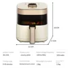 Air Fryer - Household Multifunctional. Intelligent, Oil-less & Smoke-less. Large Capacity for Delicious Cooking airfryer 6