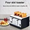 TO-40S 220V Toaster Home Fully Automatic Toaster Toast Grilled Sandwich Multifunctional Stainless Steel 4 Pieces 3