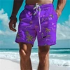 Aloha Hawaiian Palm Tree 3d Print Men Women Beach Shorts Fashion Casual Oversized Gym Quick Drying Trunks Ice Shorts Homme 4XL 3