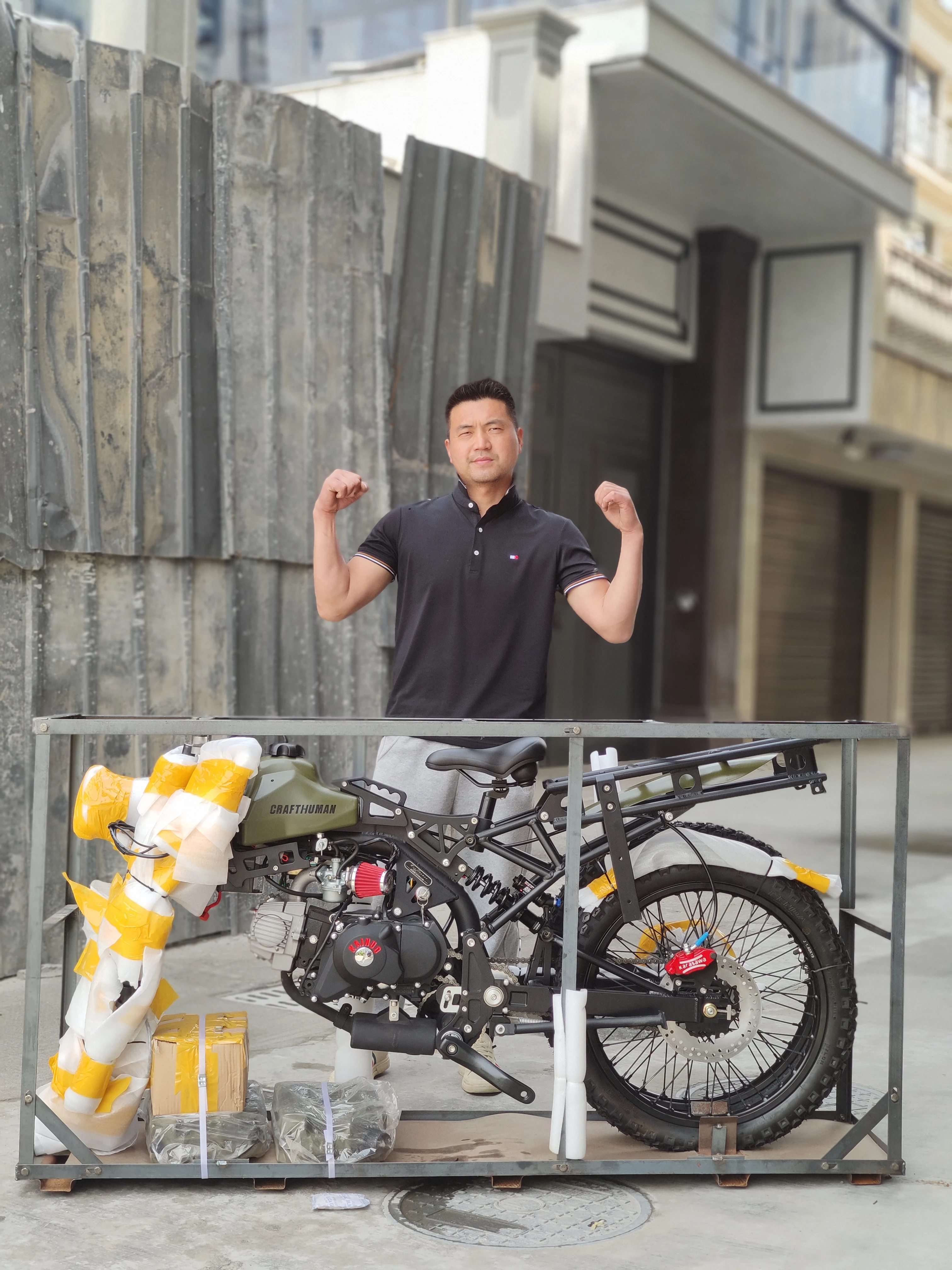 110CC Motoped Gas Bike Gasoline Bike Chinese Version Modified