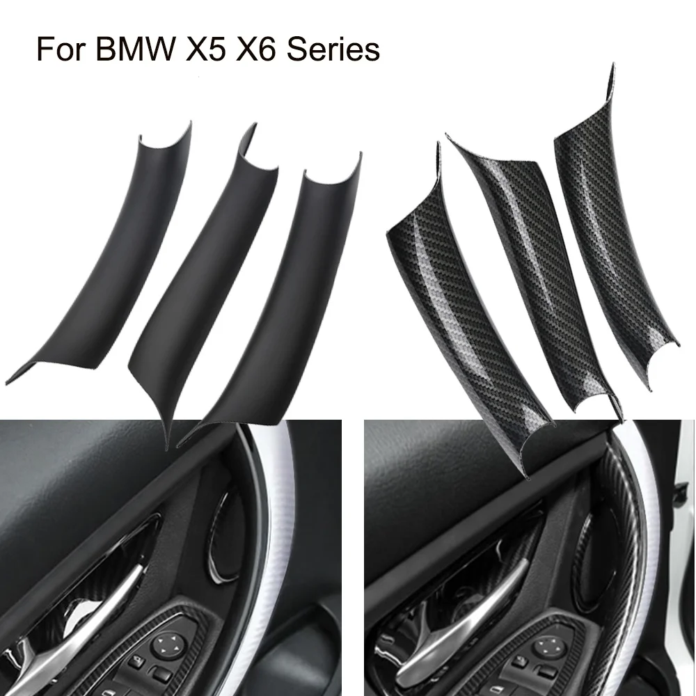 

Накладка на внутреннюю дверную ручку для BMW X5 X6 Series F15 F85 2014-2018 F16 F86 2015-2018 ABS защитный чехол для внутренней дверной ручки