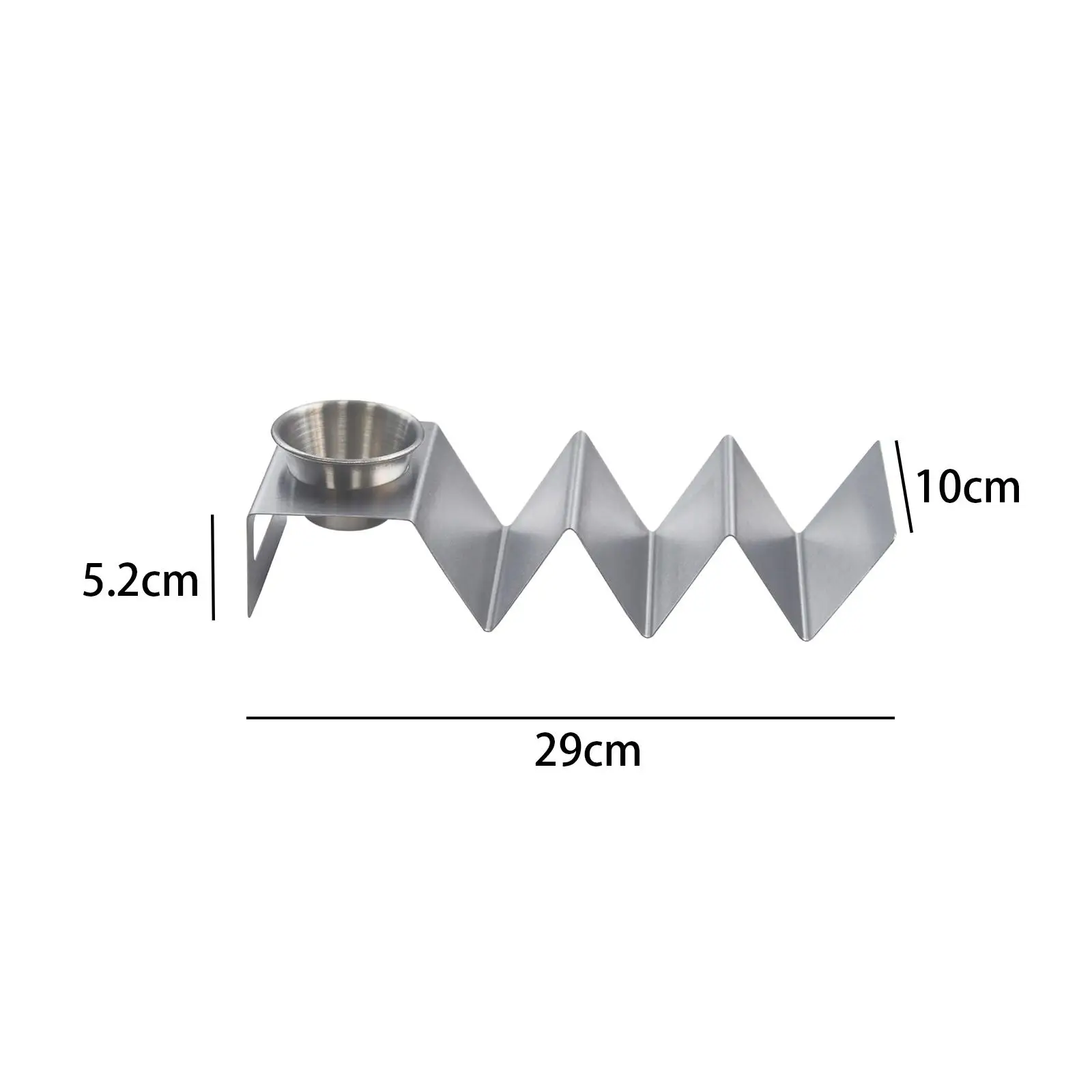 Taco Tray Holder Wave Shape Taco Rack Plate Server for Pancakes Restaurant, Home Mexican Food Oven Grill Kitchen Cooking Tool