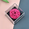 1Pc Storage Boxes Lids Gemstone Display Coin Clear Container Specimen Mini Square Cube Acrylic Case Rough Mineral Standard 6