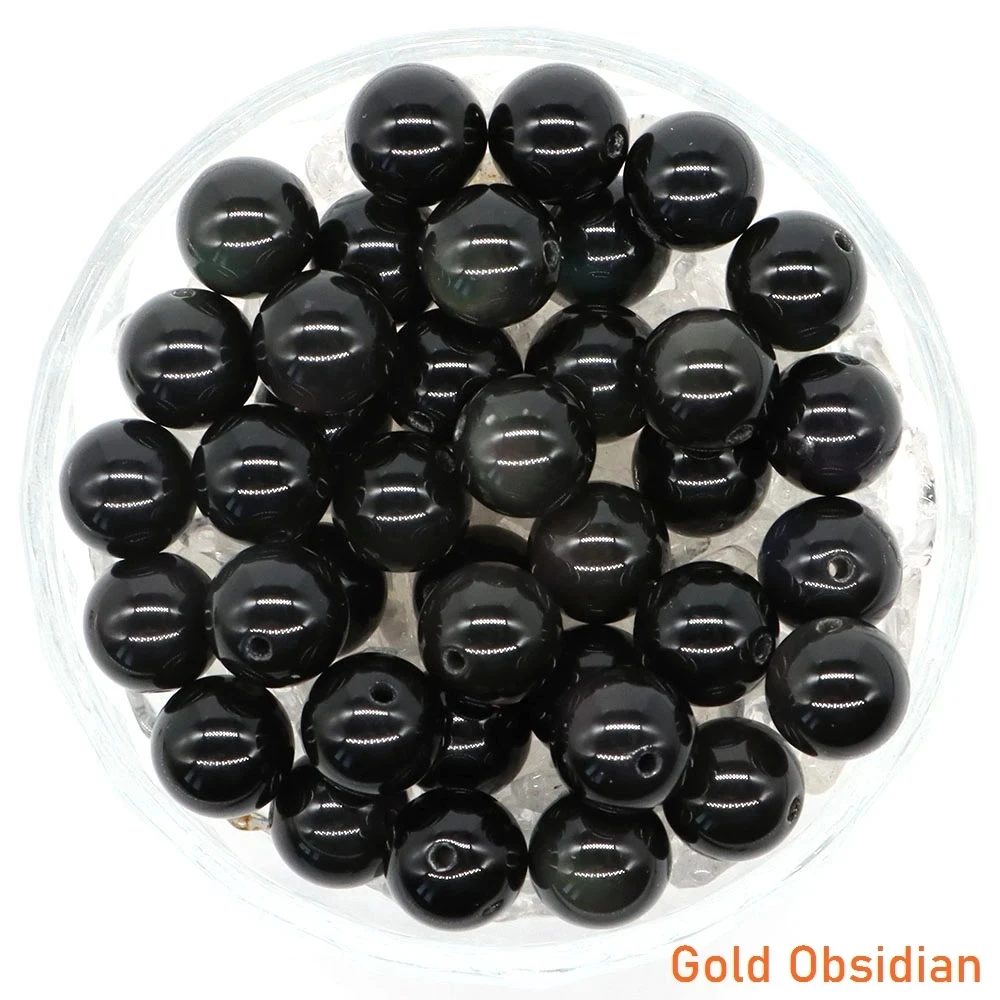 thumbnail image 1 of Cuentas de piedra natural, ojo de tigre, amatista, ágata de lava, jaspe, cuentas redondas sueltas para hacer joyas, pulseras, collares, accesorios, 1 of 5