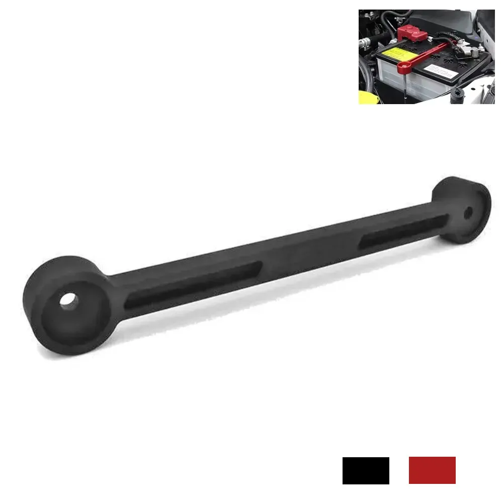 Aluminum Battery Trays Car Modification Red Battery Tie Down For 2002- Subaru WRX STI Outback Impreza Forester Legacy
