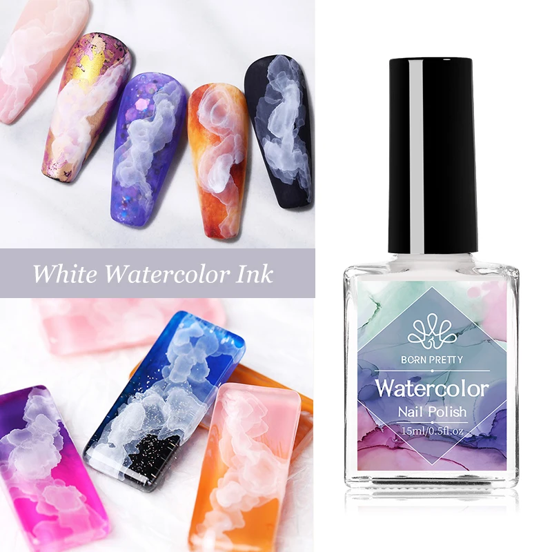 BORN PRETTY Smalto Gel Bianco Latte 10ml Colore Naturale Soak Off UV LED Costruttivo Semipermanente Vernice Effetto Pudding per Nail Art - immagine 6