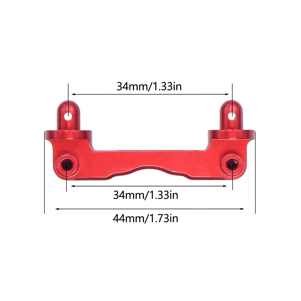 2Pcs Mjx Hyper Go 14210 Metal Front Rear Car Shell Column