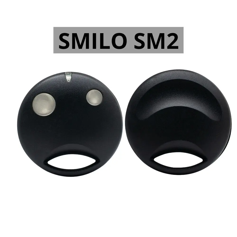 SMILO SM2 SM4 433MHz Rolling Code Garage Door Controls Remote Control Gate Commands Keychain 4