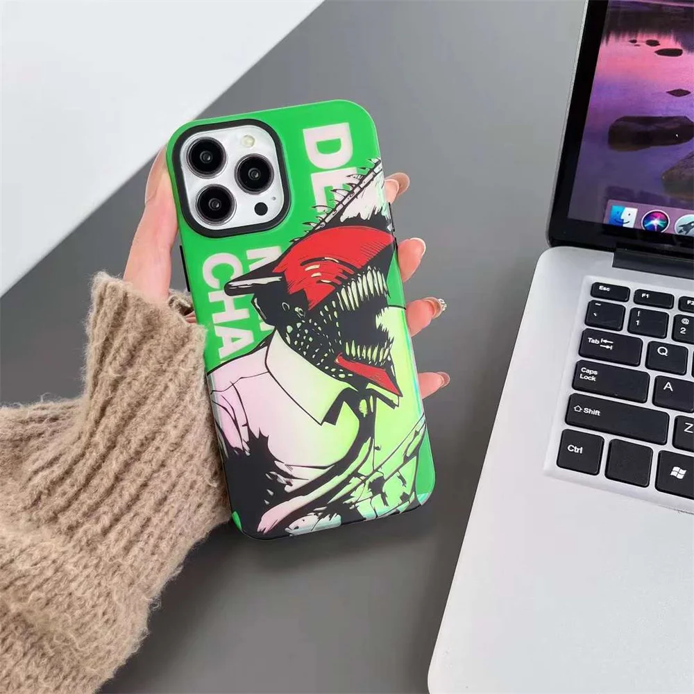 Japan Anime Chainsaw Man Phone Case for IPhone 11 12 13 14 Pro Max XS X