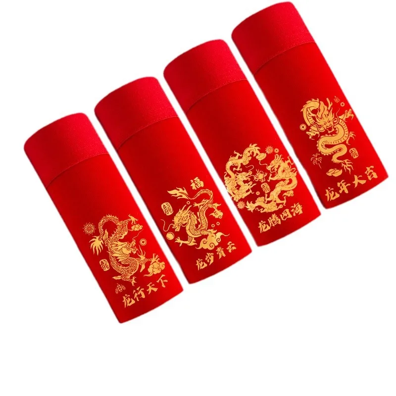 Red underwear, men's flat angle pants, graphene antibacterial shorts, good luck