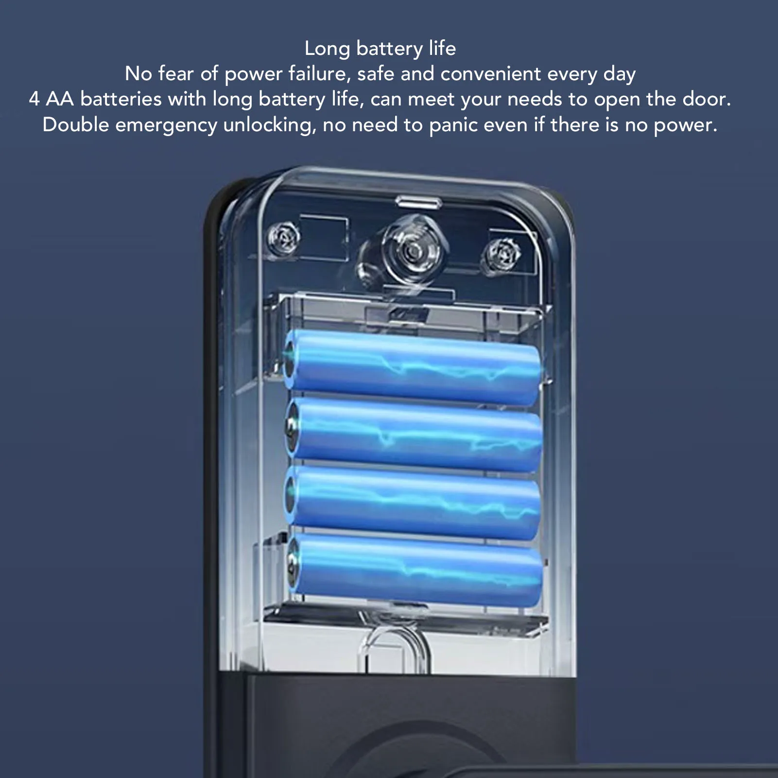 Fingerprint Smart Lock Smart Lock with Handle IC Cards Keys Password Fingerprint Security Entry Lock for Home Apartments