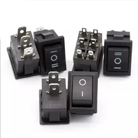 10Pcs KCD1 Series 2/3/4 Pin Boat Car Rocker Position Power Switches 15mm x 21mm Black Red Green 6A/250V 10A/125V AC Wholesale - Image 6