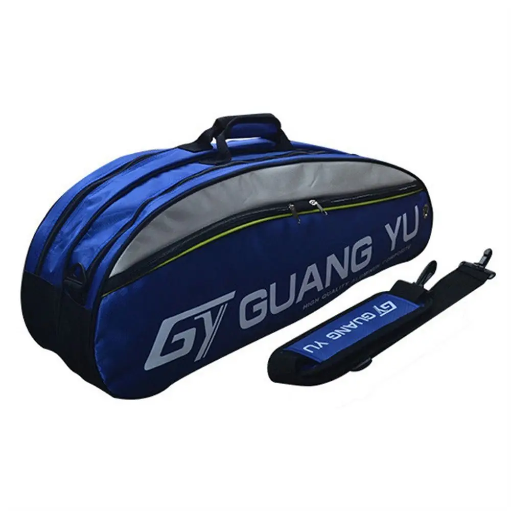 Big Capacity Badminton Racket Bag 4 To 6 Racquet Waterproof Tennis Racket Bag Double Handle Single Shoulder Shuttlecock Bag