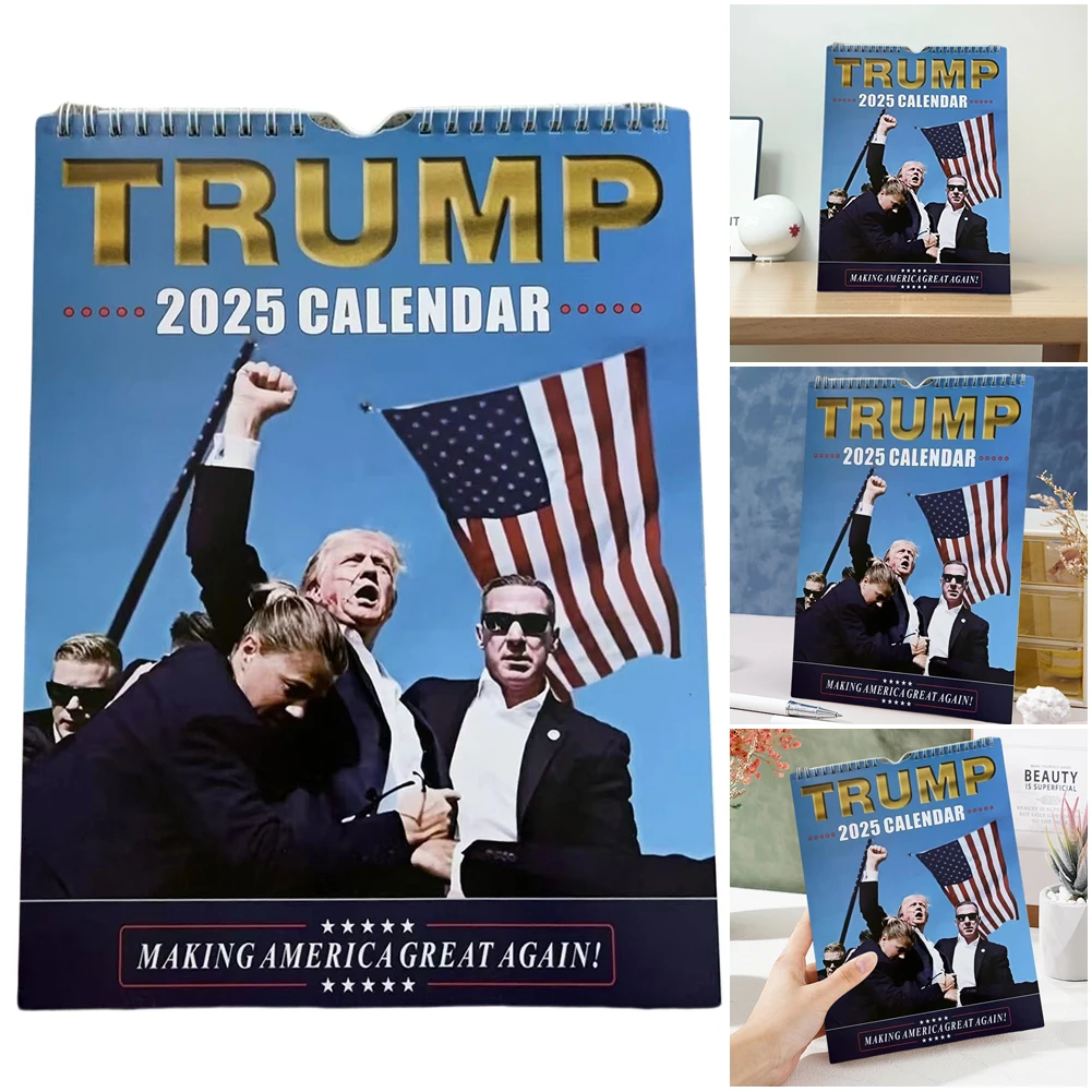 Donald Trump Desk Calendar Trump Calendar Shooting Monthly Shooting Makes Me Stronger