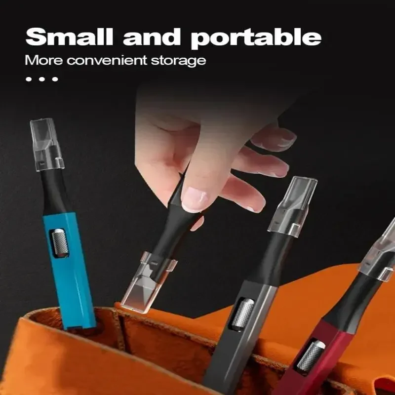 Pen-Shaped Diy Aluminum Handle Carving Knife Non-Slip Carver With Replaceable Blade Portable Multi-Functional Pen Carving Knife 3