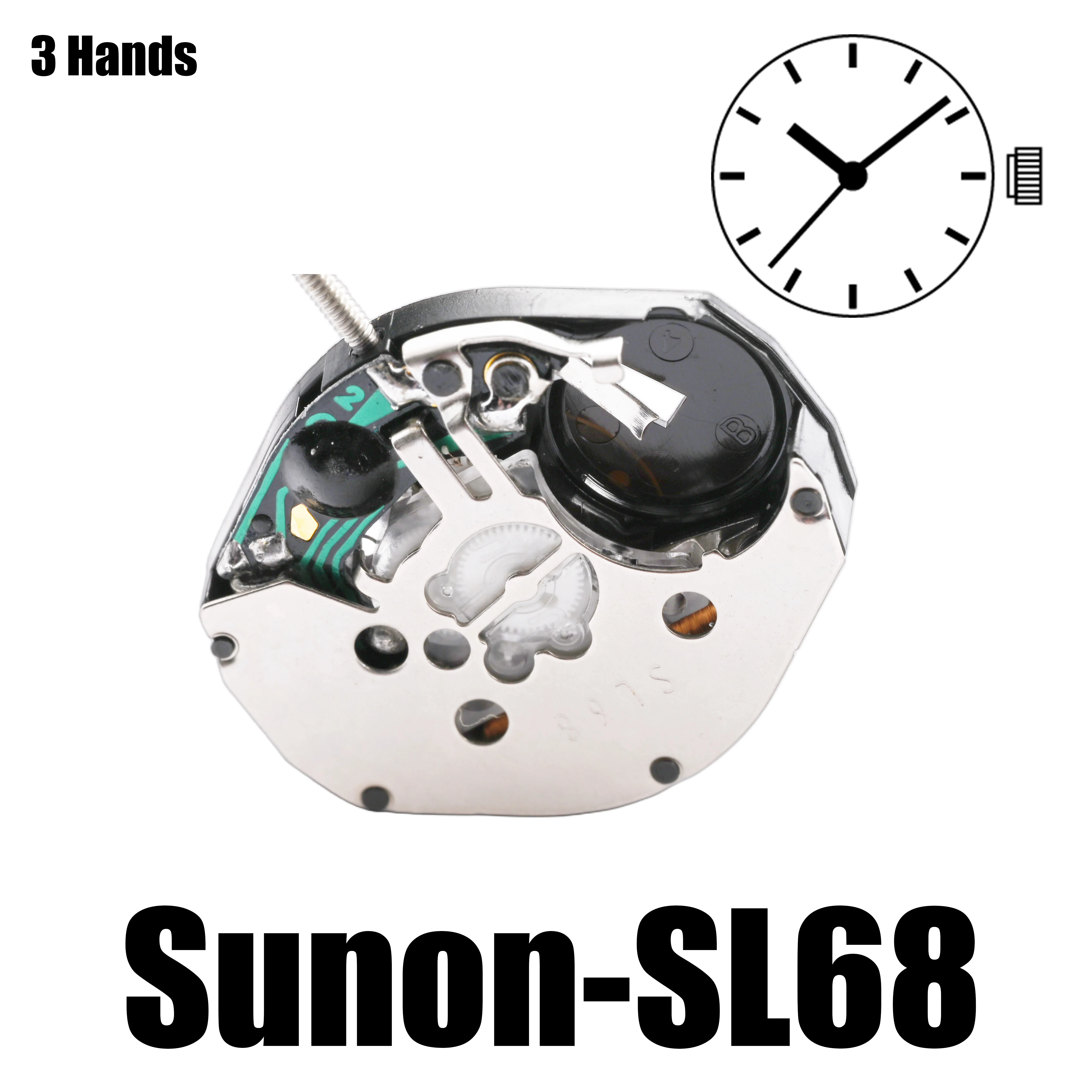 SL68 Movement sunon SL68 Movemen Cheap alternative to 2035 movement Accessories Repairing Replacement Partswatch movement