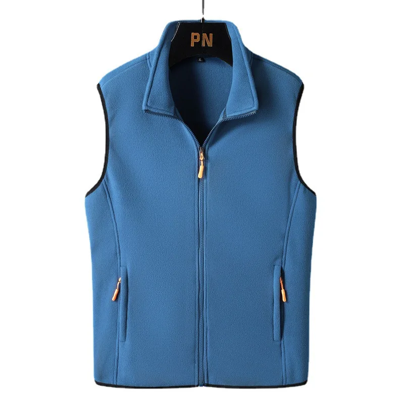 Vest Men‘’s Fleece Outdoor Sports Vest Joker Top Mens Coats