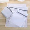 Gray Mesh Laundry Bag Washing Machines Clothes Coarse Net Laundry Basket Zipper Bags Underwear Bra Washing Lingerie Protecting 1