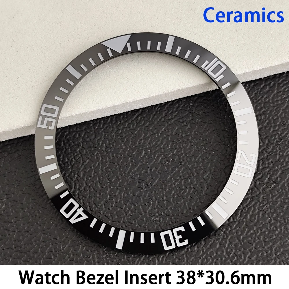 Premium 38mm Sloping Aluminum-Ceramic Bezel Insert