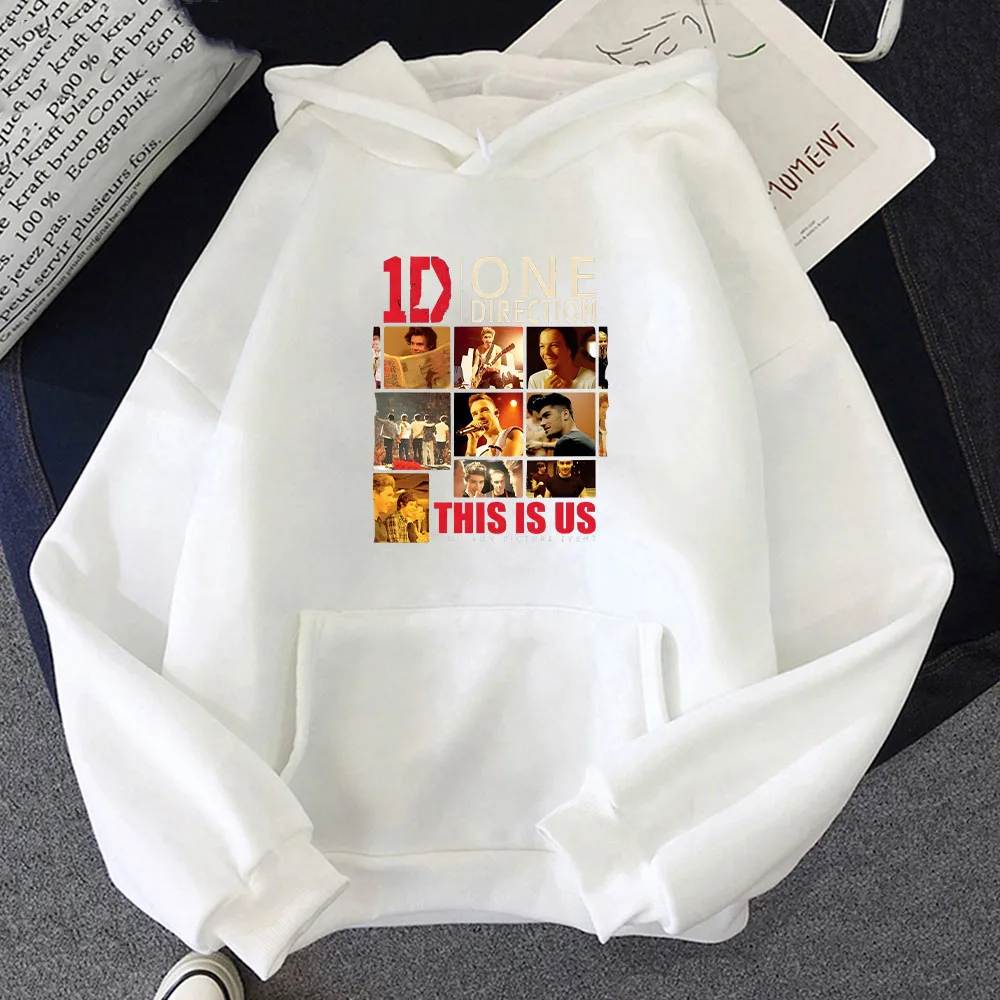 One Directions Band Hoodie Grunge Long-sleeved Punk Sweatshirt Retro for Autumn/Winter Clothing Hip Hop Sudaderas Music Pullover 2