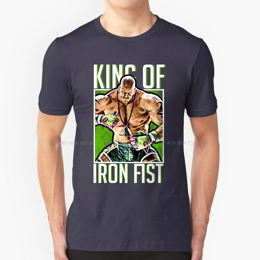 King Of Iron Fist-T-Shirt Marshall Marduk 100% Cotone Tee Tekken Fighting Game Comunità Fgc King Iron Fist Devil Tournament 7 Tag
