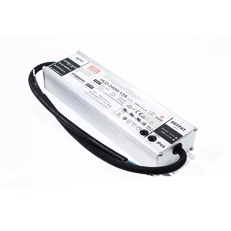 MEAN WELL 방수 LED 전원 공급 장치, HLG-240H 12A 12B 24 36 48 A B HLG-240H-24A HLG-240H-24B 240W