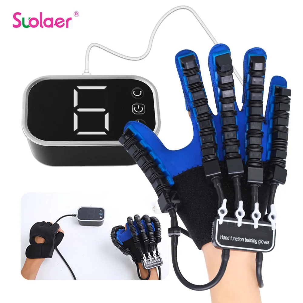 Guanti Robot Per Allenamento Riabilitativo Portatile Emiplegia Finger Rlabilation Aids Trainer Stroke Hand Attrezzatura Per Terapia Fisica
