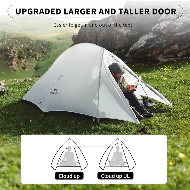 Naturehike Clould up2 ホワイト Cloud Up™ 2-Person Ultralight Backpacking Tent | Naturehike