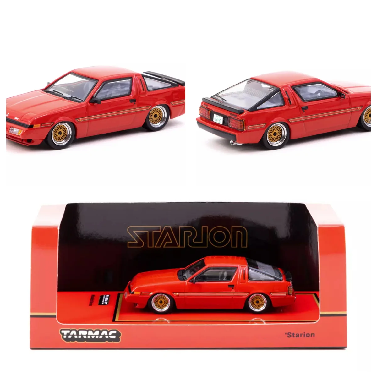 

Tarmac Works 1/64 Starion ярко-красная модель автомобиля коллекция ограниченный выпуск хобби игрушки
