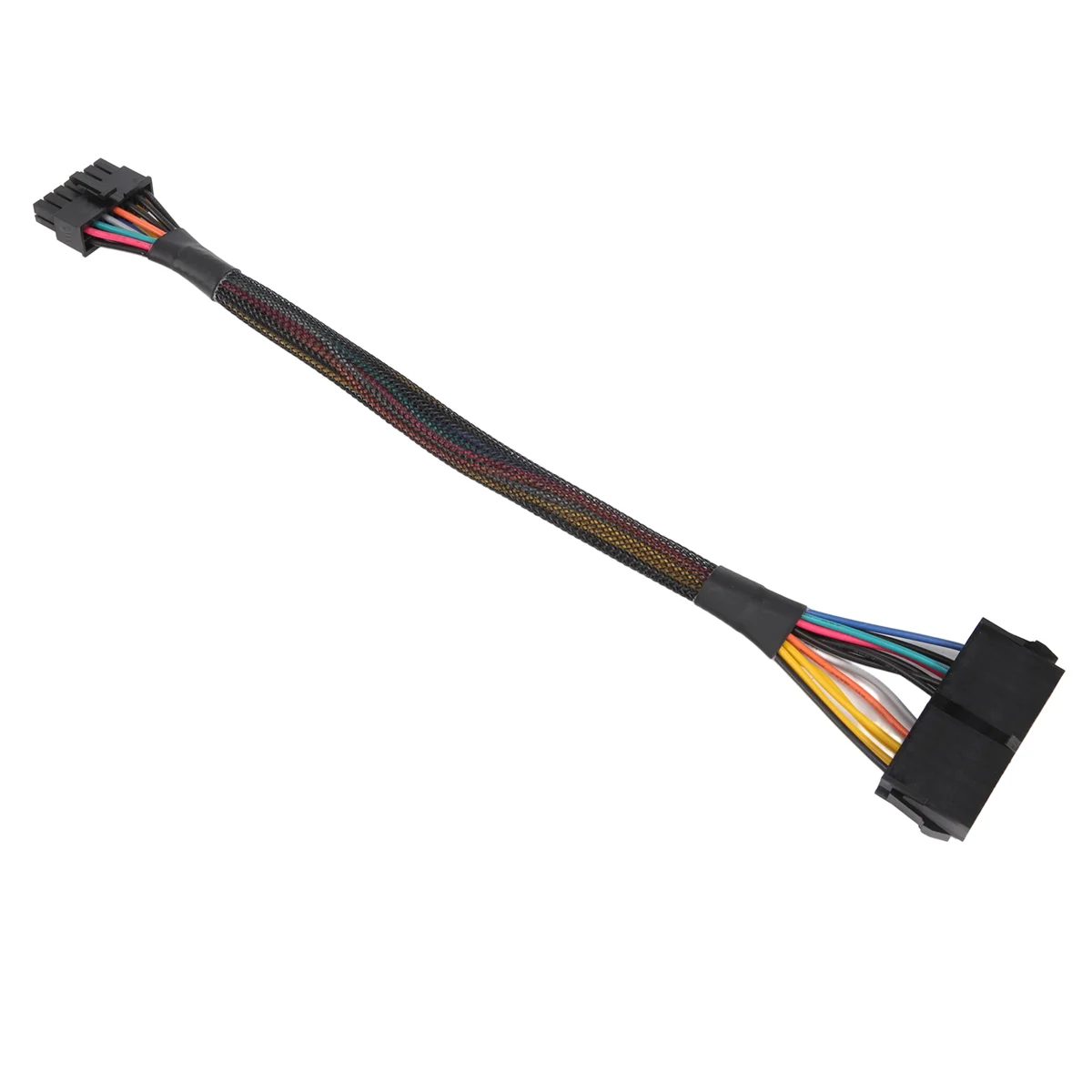 AT87-24 Pin to 14 Pin ATX PSU Main Power Adapter Braided Sleeved Cable for IBM for Lenovo PC and Servers 12-Inch(30cm)