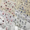 1 Sheet 5D Realistic Relief Withered Rose Angel Devil Demons Dark Doll Adhesive Nail Art Stickers Decals Manicure Ornaments 1