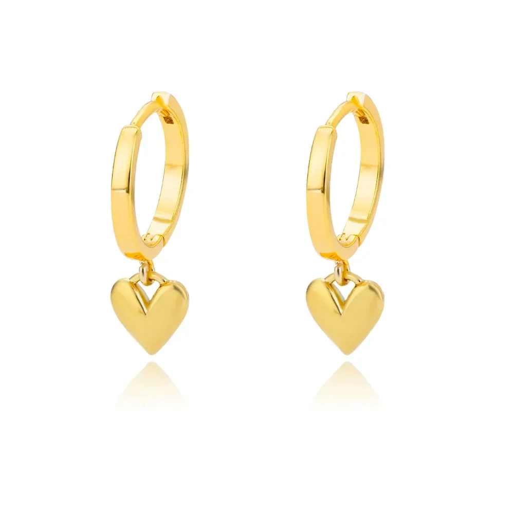 Stainless Steel Heart Earrings For Women 4