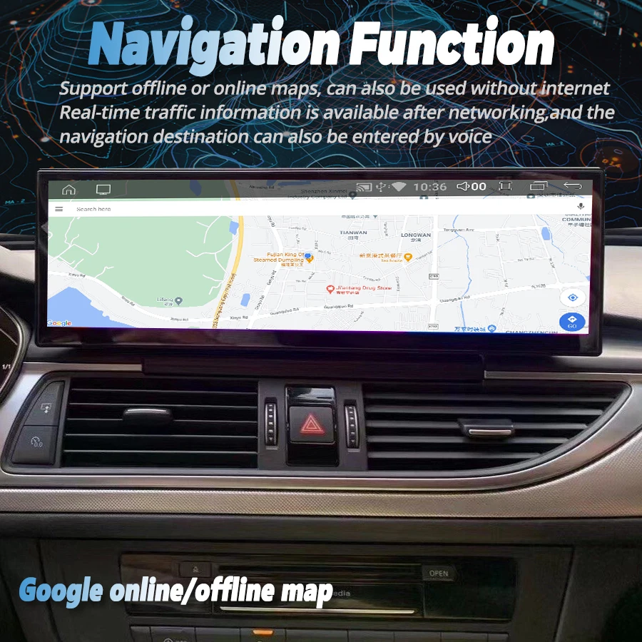14.9inch Car Radio For AUDI A6 A7 2012-2018 Wireless CarPlay Android Auto Car Mu