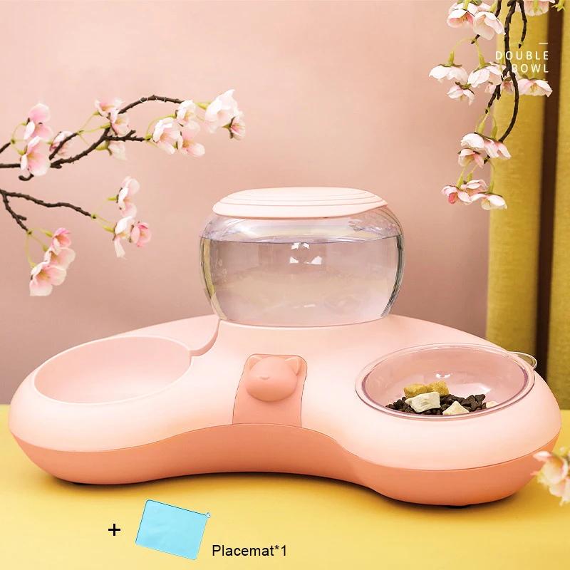 Pink Bowl and Mat